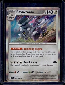 Revavroom SV01: Scarlet & Violet Base Set Pokémon #142/198 Holo Rare NM+ - Picture 1 of 2