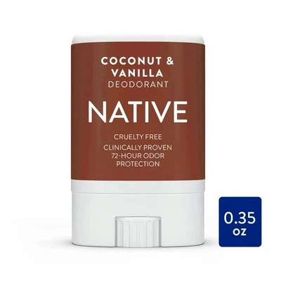 Native Deodorant Coconut And Vanilla Travel Size 0.35 Oz Free Fast Post