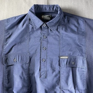 Members Only Shirt Mens Large Short Sleeve Pullover Pockets Retro 90s - Picture 1 of 5