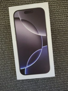 iPhone 16 Pro Retail Box Black Titanium 128gb Model A3083 - Picture 1 of 2