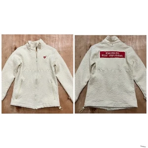 Suéter con cremallera completa de mezcla de lana hecho por el hombre para mujer - Imagen 1 de 16