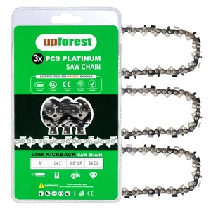 Cadena de repuesto de 8 pulgadas para sierra de poste eléctrica Craftsman CMCCSP20M1, CMCCSP20... - Imagen 1 de 7