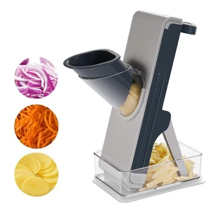 All safe mandoline slicer and chopper for kitchen, multifunctional vegetable ... - Foto 1 di 6