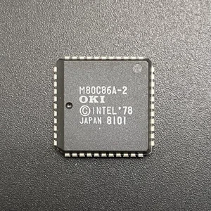 OKI M80C86A-2 CPU 8MHz PLCC44 CMOS 8086 Processor x86 Microprocessor - Picture 1 of 3