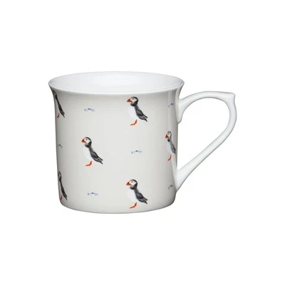 Taza de frailecillos de porcelana fina acanalada KitchenCraft Foto 1 de 4