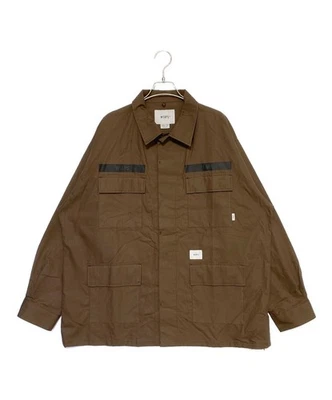 WTAPS JMOD 1 LS COTTON RIPSTOP 尺寸:3 棕色 241WVDT-SHM01 男式 — 第 1/4 张图片