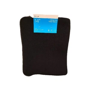 Funda protectora de neopreno negra con cremallera acolchada de 14 pulgadas para computadora escolar - Imagen 1 de 7