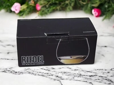 Set of 2 RIEDEL BIG O CHARDONNAY NON LEAD CRYSTAL WINE GLASSES 20-3/4oz BNWT - Image 1 of 4