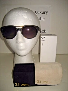 NUEVAS GAFAS DE SOL 3.1 Phillip Lim para hombre Dwayne ovaladas tortuga 57/18/135 hechas a mano Japón - Imagen 1 de 9
