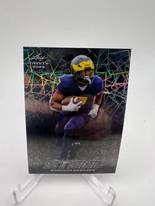 2023 Leaf Trinity - Trinity Steel Donovan Edwards #S-29 Silver Lazers (RC) - Bild 1 von 2