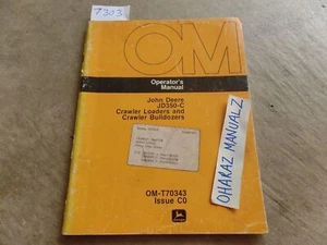 John Deere JD350-C Crawler Loader & Bulldozer Operator's Manual OM-T70343 - Picture 1 of 1