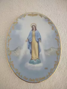 Plato Visions of Our Lady ""Our Lady of Grace"" The Bradford Exchange - Imagen 1 de 5