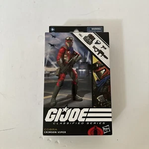 G.I. Joe Classified Series 85 Cobra Crimson Viper Figure & Accessories F7468 NEW - Picture 1 of 4