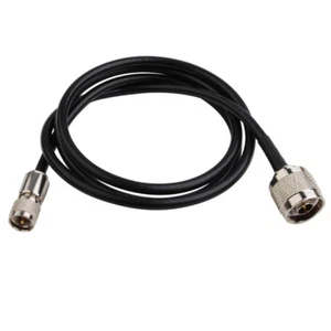 N Plug Male to mini-UHF Plug Male Adapter Connector Paitail Cable Coax RG58 1M - Picture 1 of 3
