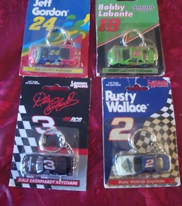 metal key chain of dale sr .gorden.wallace. LABONTE VERY RARE FOR THE COLLECTOR - Picture 1 of 20