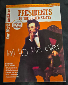 Presidents of the United States Our World Workbook Grades 2-4 Reward Stickers