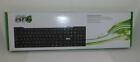 BT Keyboard Wired Computer New Open Box Entry Classic Comfortable High Quality