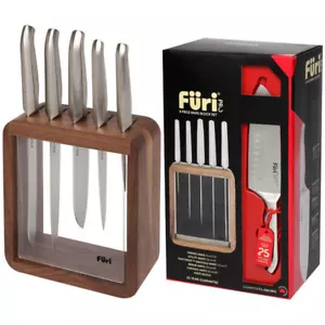 100% Genuine! FURI Pro Vault 6 Piece Knife Block Set! RRP $499.00! - Picture 1 of 7