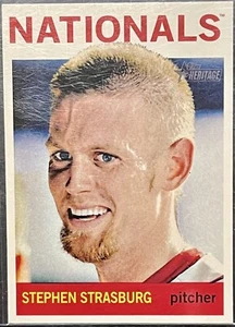2013 Topps Heritage "Stephen Strasburg" SP - Picture 1 of 2