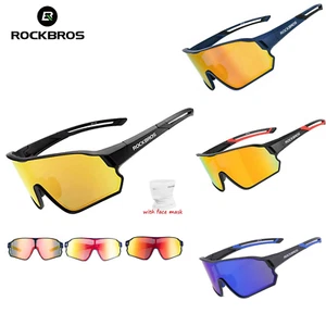 ROCKBROS Bicycle Sunglasses Polarized Outdoor Cycling Glasses UV400 Bike Glasses - Picture 1 of 17