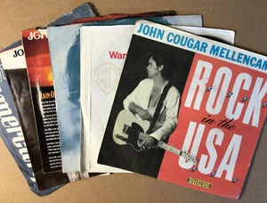 John Cougar Mellencamp, 45 Schallplatten-Vinyls, 6 Disc-Lot, Rock in den USA - Bild 1 von 7