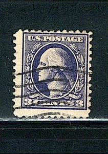 US Year of 1918 Washington Stamp Scott# 530 (Used), - Picture 1 of 2