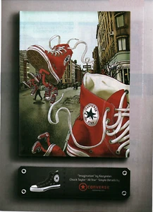 2006 PRINT AD - CONVERSE SHOE AD - CONVERSE CHUCK TAYLOR SHOE AD - IMAGINATION - Picture 1 of 1
