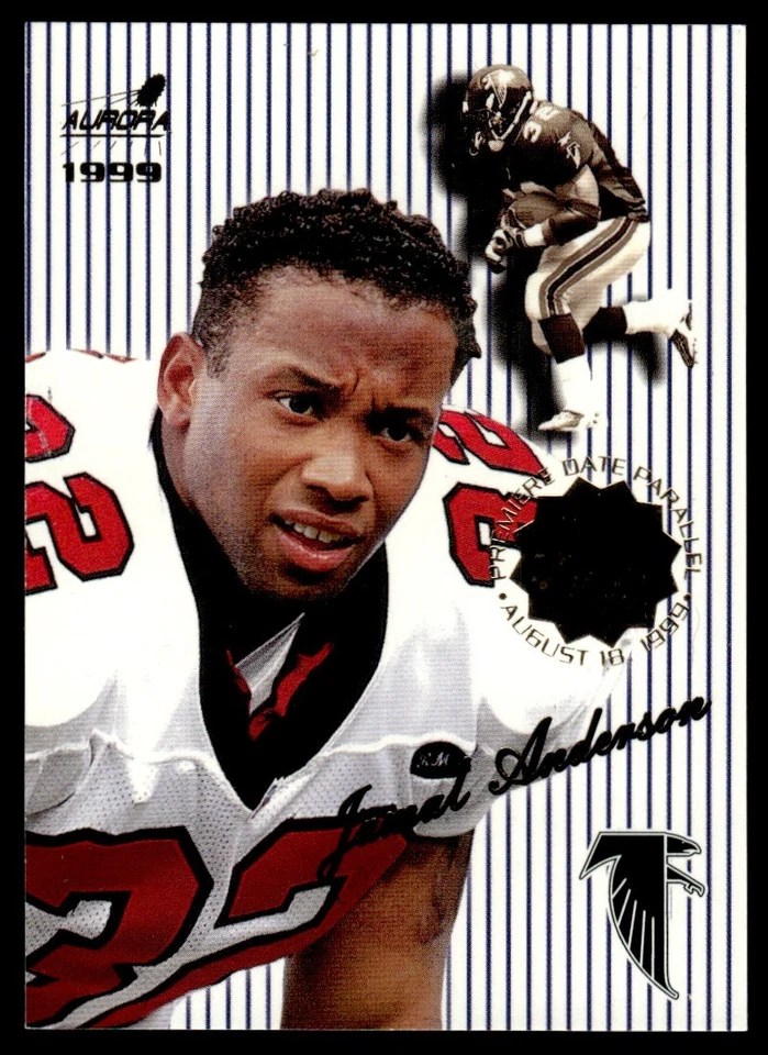 1999 PACIFIC AURORA PREMIERE DATE JAMAL ANDERSON /77 - Image 1 of 2
