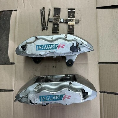 03-05 Jaguar X350 XJR S-Type Front Right & Left Brake Caliper Set Brembo OEM - Image 1 of 4