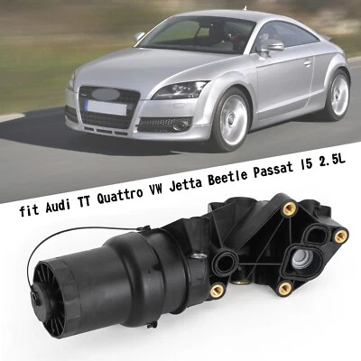 Oil Filter Housing 07K115397D fit Audi TT Quattro VW Jetta Beetle Passat l5 2.5L - Image 1 of 4