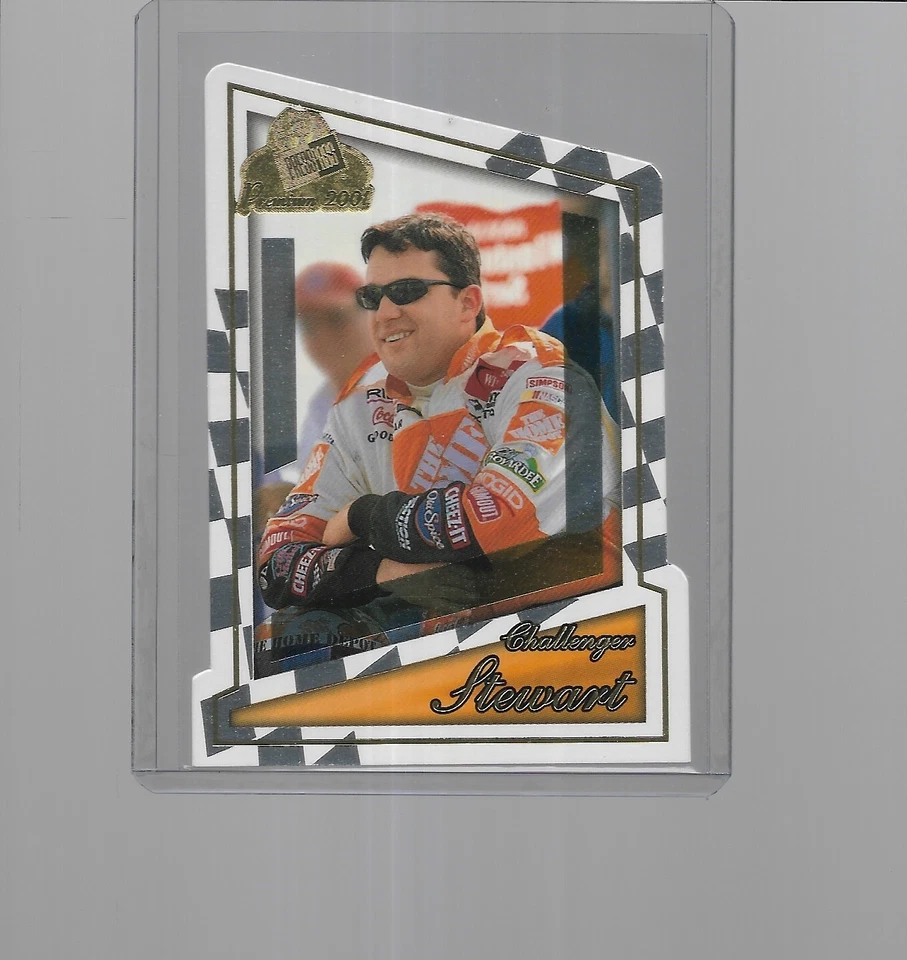2001 PRESS PASS PREMIUM RACING CHAMPS & CHALLENGERS DIE-CUT TONY STEWART #68 - Image 1 of 1