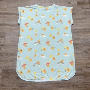 Camicia da notte Disney Winnie The Pooh camicia da notte arcobaleno sole palloncino fiore XL/2XL - Foto 1 di 13