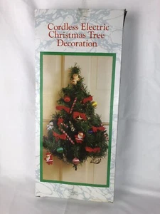 RARE Vintage Cordless Electric Christmas Tree Decoration Very Fun Beautiful - Picture 1 of 9
