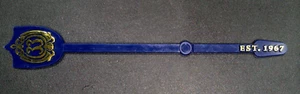 Rare Vintage Disneyland Club 33 Swizzle Stick Drink Rührer Blue 9" - Bild 1 von 1