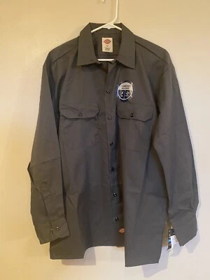 Camisa Dickie para hombre L camisa de trabajo tela flexible manga larga Foto 1 de 4