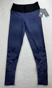 Leggings de yoga sin costuras botánicos para mujer NUX talla grande corona azul compresión ligera - Imagen 1 de 19