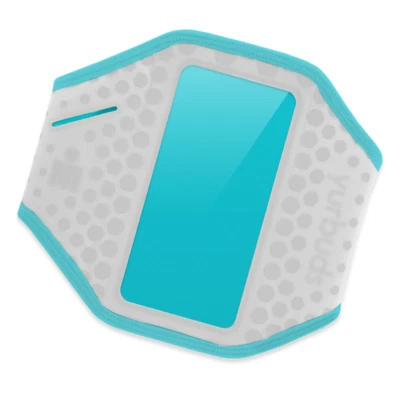 Brazalete Yurbuds Ergosport para iPhone5 - Gris/Aqua Foto 1 de 4