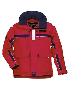 GIACCA XM OFFSHORE COL. ROSSO GIUBBOTTO TECNICO CERATA VELA PESCA - Foto 1 di 2