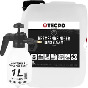 TECPO BREMSENREINIGER 5 LITER BRAKE CLEANER TEILE REINIGER + 1L SPRÜHFLASCHE - Bild 1 von 6