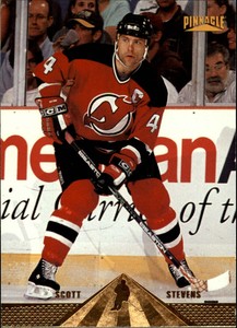 1996-97 Pinnacle Devils Hockey Card #4 Scott Stevens