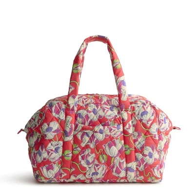 Vera Bradley Mujer Peso Pluma Miramar Weekender, Amapolas Remolinadas, Talla Única Foto 1 de 4