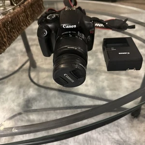 Canon EOS Rebel T3 12.2MP Digital SLR Camera w/ 18-55mm IS II & Sunpak 58mm Lens - Picture 1 of 13