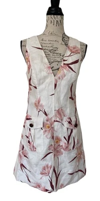 Zimmermann Tropical Floral Linen Dress Size 1 - Image 1 of 4