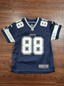 Nike NFL Kids On Field Jersey Small 8 Dez Bryant #88 Dallas Cowboys Blue Shirt - Picture 1 of 4