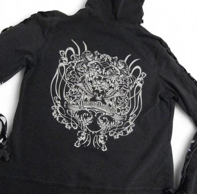 Harley Davidson 2007 Skull Wings Logo Sudadera con capucha con cordones Gótico XL Foto 1 de 4