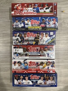 2019 2020 2021 2022 2023 2024 Topps Sealed Factory Set Lot - Picture 1 of 4