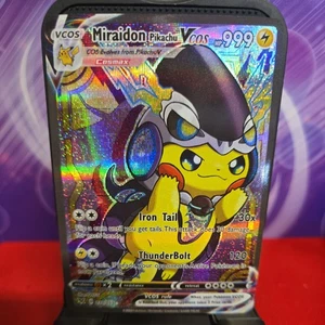 PIKACHU POKEMON MIRAIDON COSPLAY CARD NEW HOLO PRISM COLLECTION Cool Fan Art - Picture 1 of 6