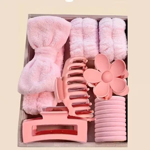 16 Pezzi Fasce per Capelli, Fermagli per Capelli, Fermagli per Fiore, Set Panno Viso Donna Ragazza Idea Regalo - Foto 1 di 1