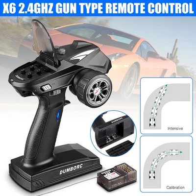 DUMBORC X6 6CH RC Radio Transmitter Receiver RC Car Remote Controller RC Boat - image 1 of 4