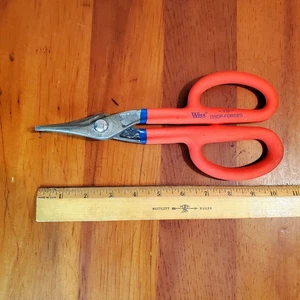 Wiss Tin Snips V-10 10.5" Duckbill Combo Pattern CLEAN SHARP Scissors Steel V10 - Picture 1 of 11